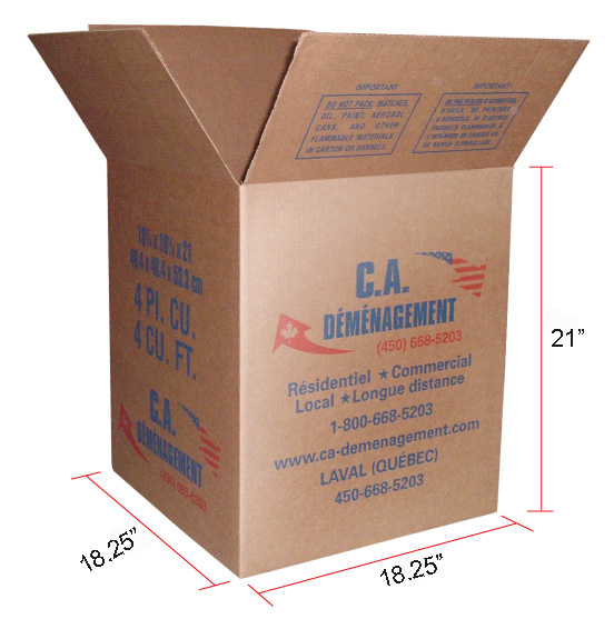 Tough Moving Boxes – 4 cubic feet