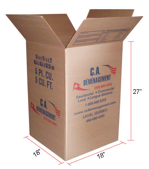 Tough Moving Boxes – 5 cubic feet